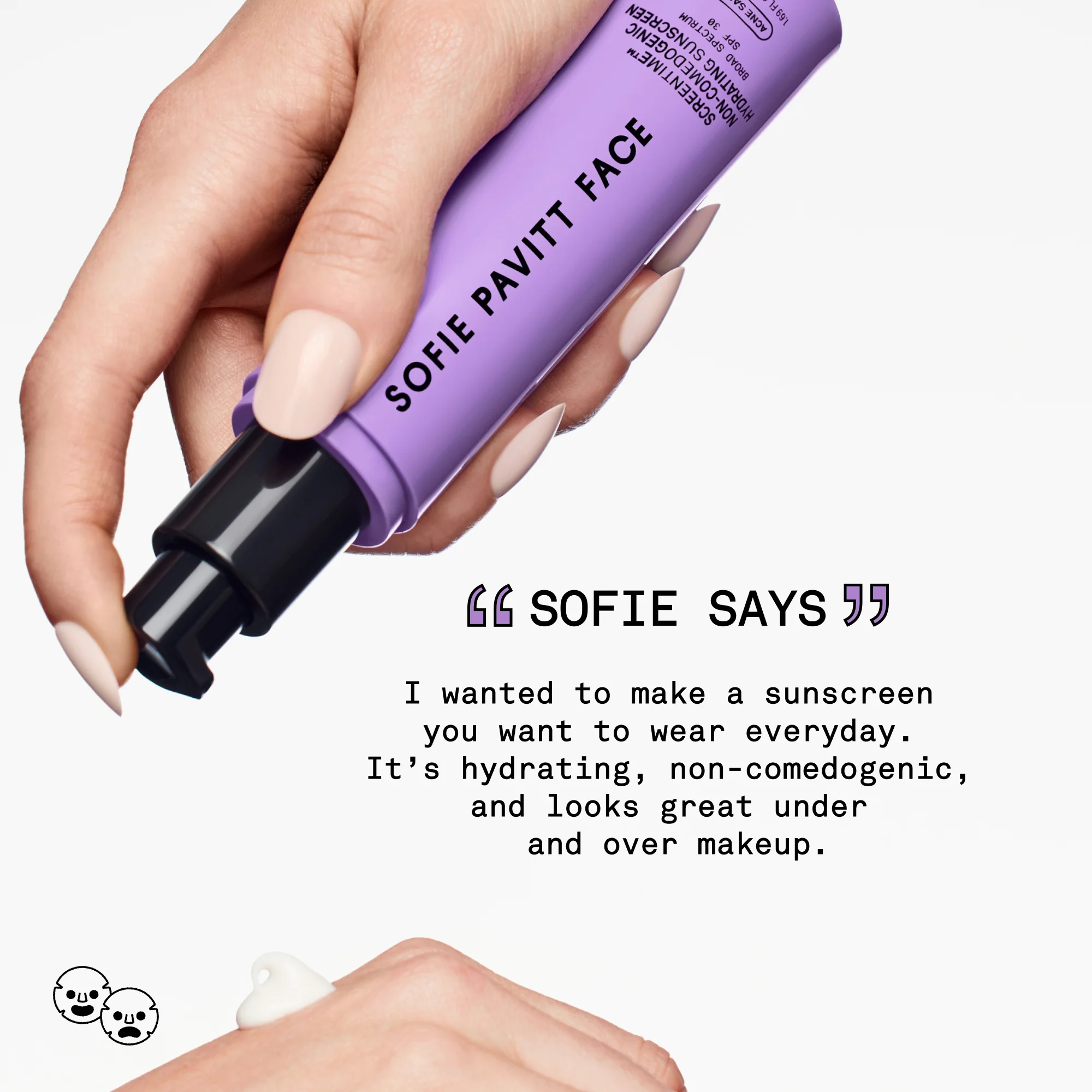 Screentime Non-Comedogenic Hydrating Sunscreen SPF 30 - Image 3
